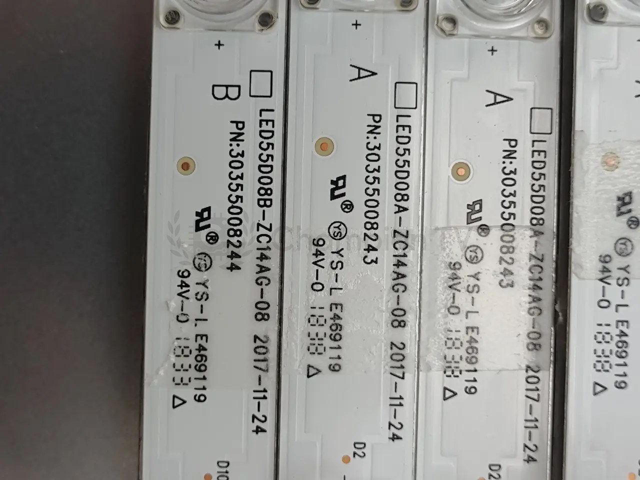Kivi LED-підсвітка LED55D8A-ZC14CG 55 дюйм 14 планок (7+1), 3V mainboard, новий