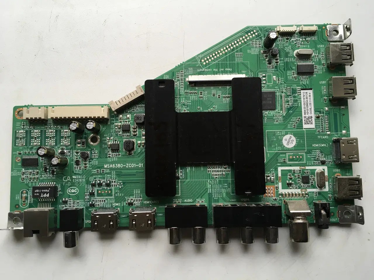 Системна плата Kivi 43UX10S M082010021979/13 (MSA6380-ZC01-01) mainboard, вживана