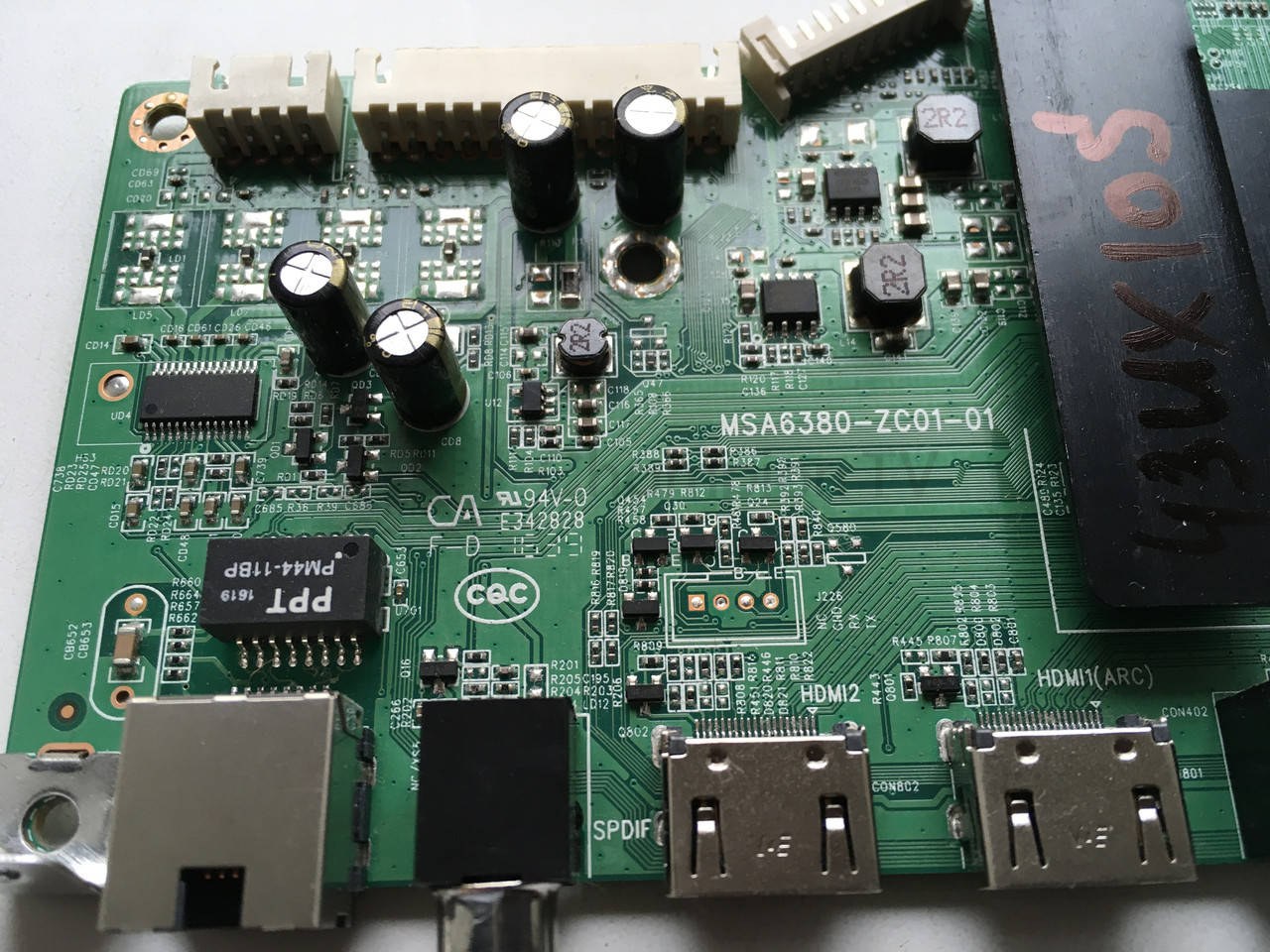 Системна плата Kivi 43UX10S M082010021979/13 (MSA6380-ZC01-01) mainboard, вживана