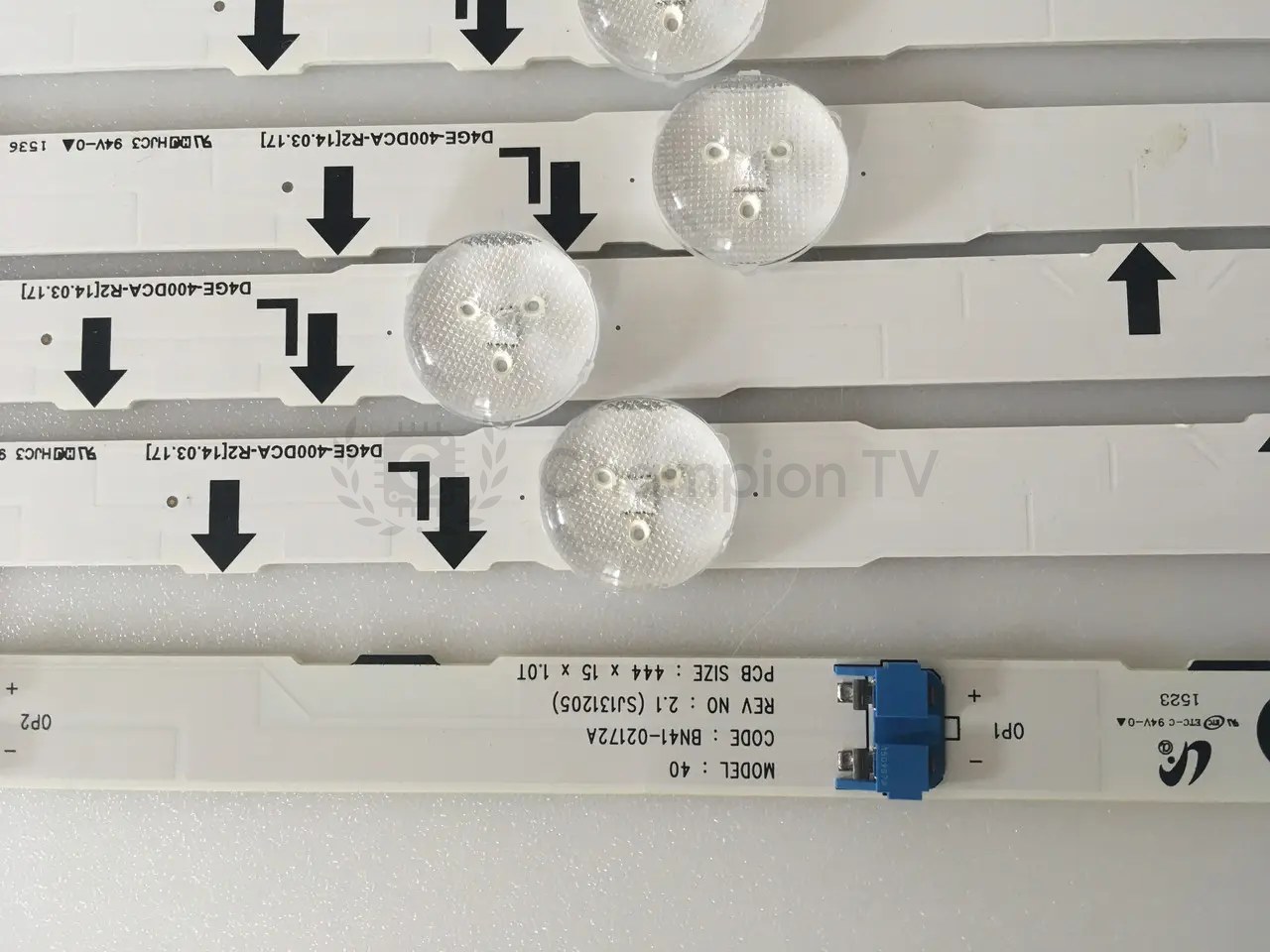 Samsung LED-підсвітка D4GE-400DCA-R2 для UE40J5100AW 40" (комплект 2 шт - довга та коротка планка), б/в