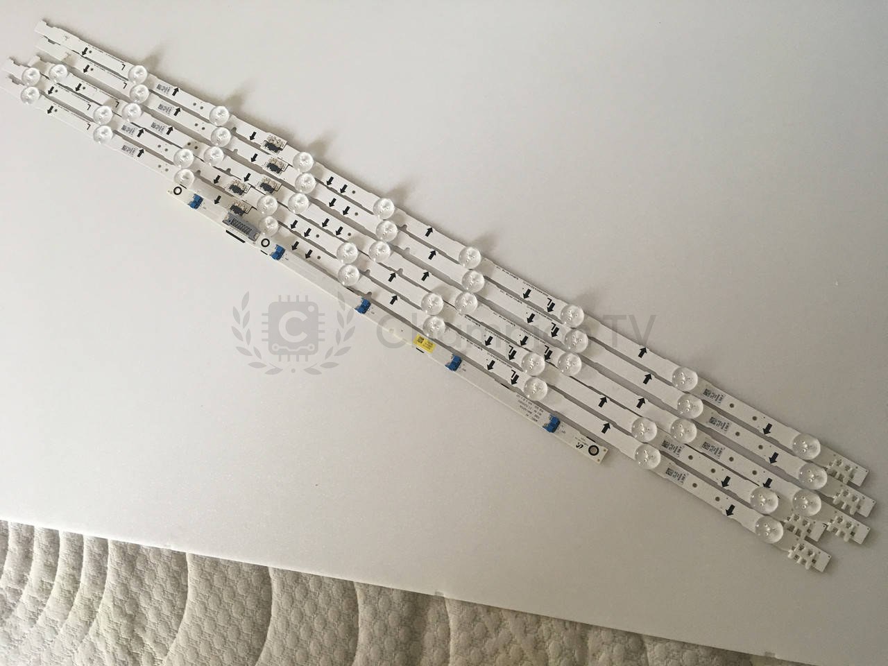 Samsung LED-підсвітка D4GE-400DCA-R2 для UE40J5100AW 40" (комплект 2 шт - довга та коротка планка), б/в