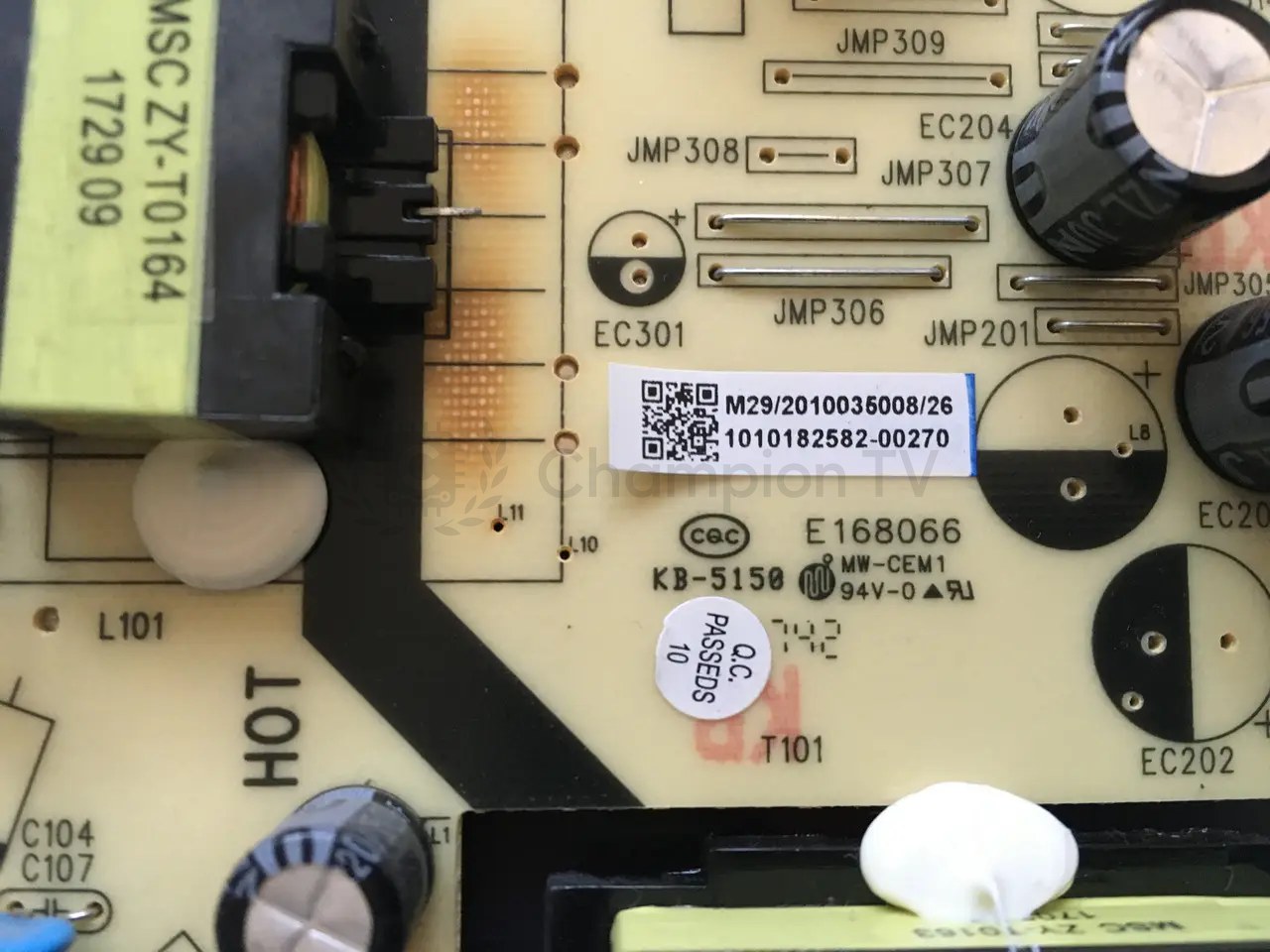 Блок живлення Kivi 50UK30G 1010182582 TV5502-ZC02-01 PSU, б/у