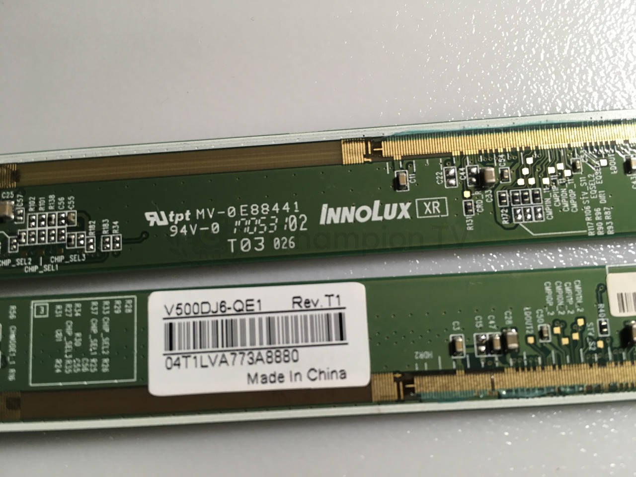 T-con тикон Innolux V500DJ6-QE1 MV-0E88441 для RCA Westinghouse (50 дюйм) плата матриці, робочий