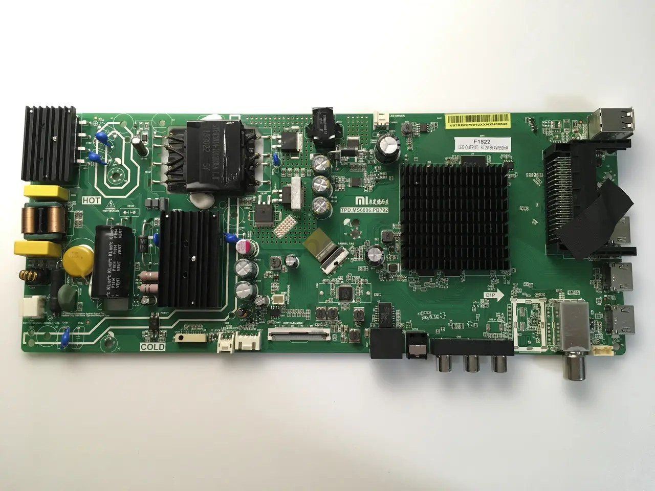 Системна плата Xiaomi MI L43M5-5ARU TPD.MS6886.PB792 43 дюйм mainboard, новий