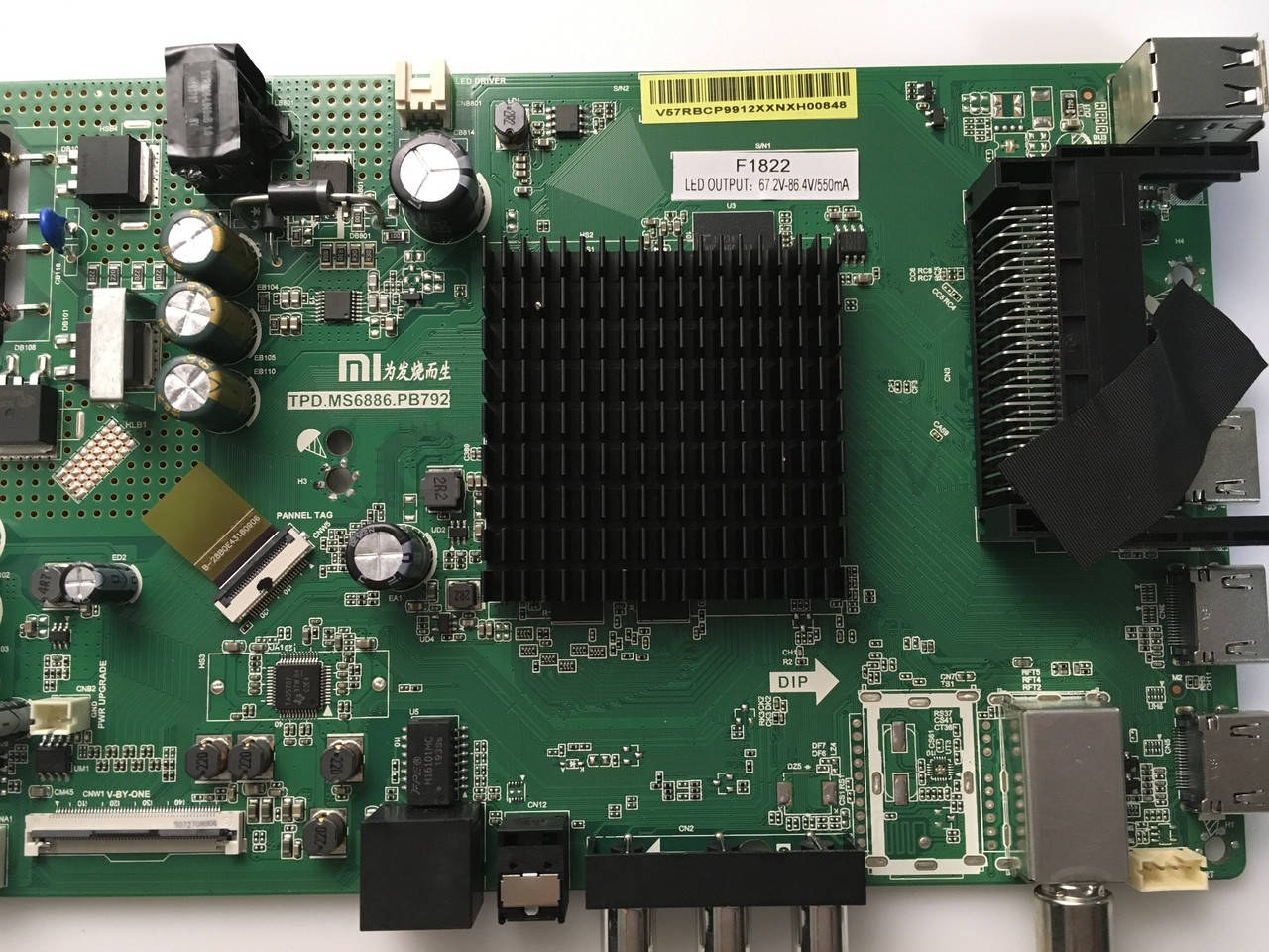 Системна плата Xiaomi MI L43M5-5ARU TPD.MS6886.PB792 43 дюйм mainboard, новий