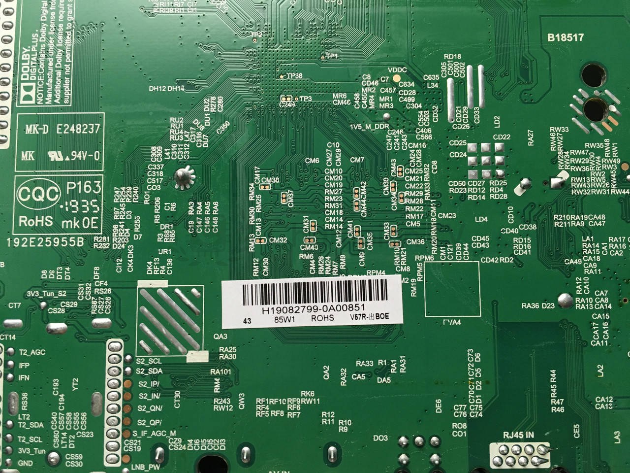 Системна плата Xiaomi MI L43M5-5ARU TPD.MS6886.PB792 43 дюйм mainboard, новий