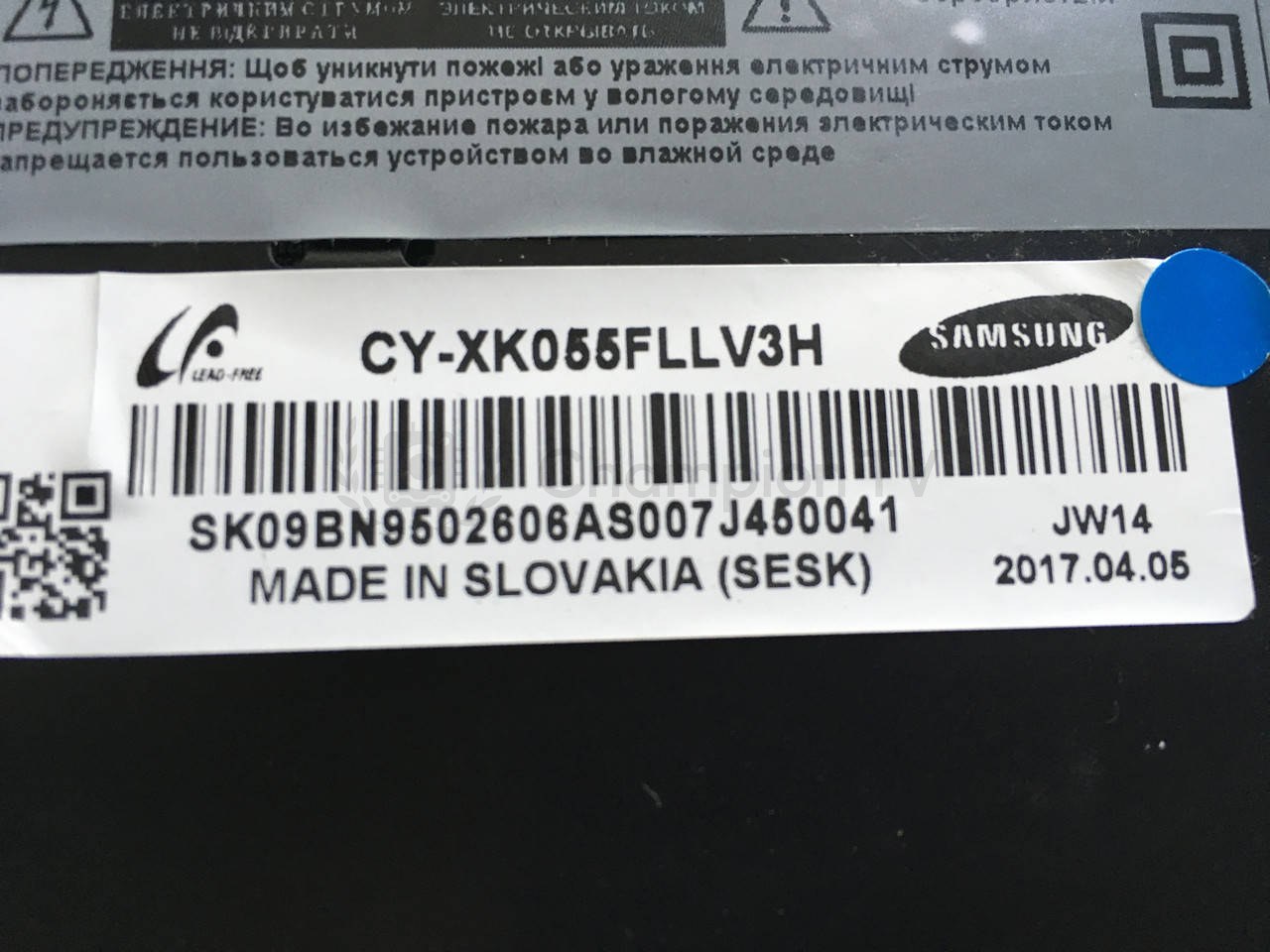 Системна плата Samsung BN41-02504A BN94-10754B для UE55KS7500, 55 дюйм mainboard, вживана