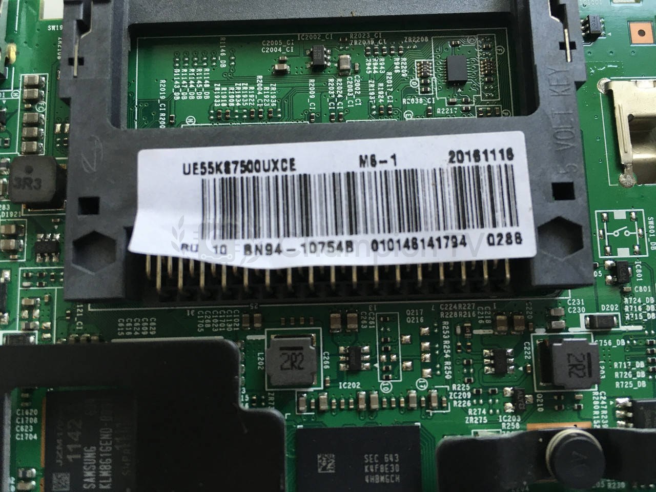Системна плата Samsung BN41-02504A BN94-10754B для UE55KS7500, 55 дюйм mainboard, вживана