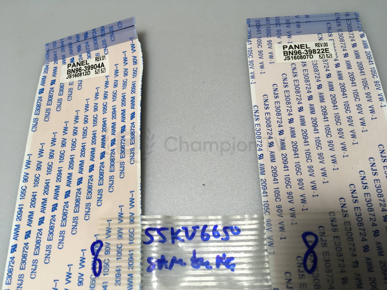 Шлейф LVDS Samsung BN96-39904A BN96-39822E для 55" (54.6") KU/MU/KS серії, вживані