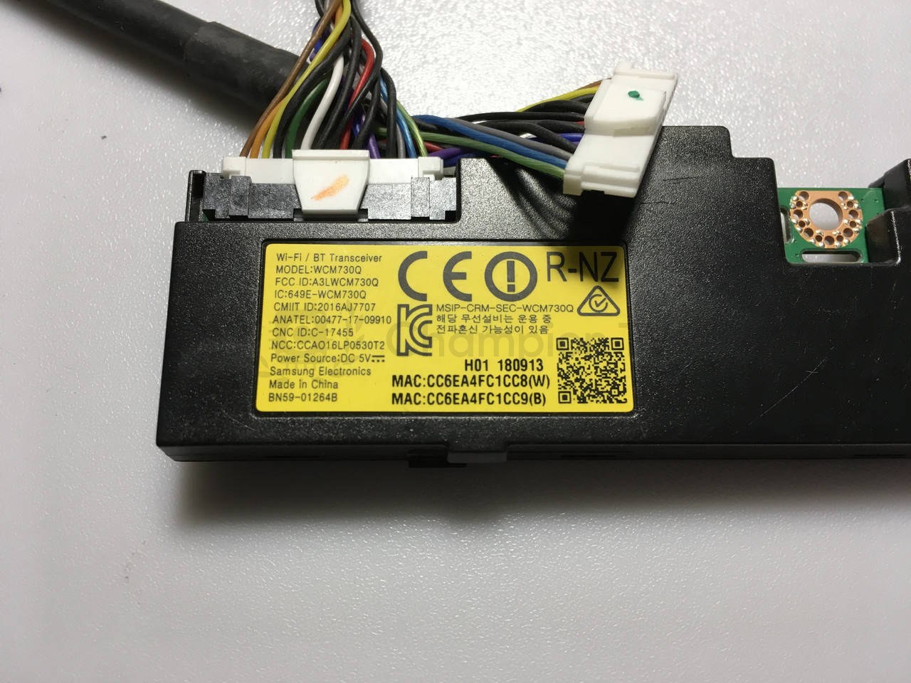 Wi-Fi / Bluetooth модуль Samsung BN59-01264B WCM730Q для UE55KU6650 UE55KU6570 (55 дюйм), вживаний