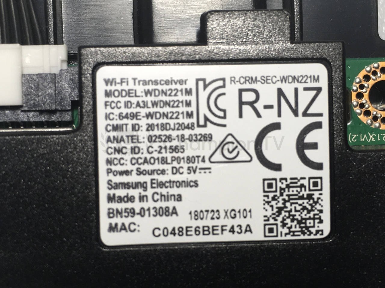 Wi-Fi Bluetooth модуль Samsung BN59-01308A WDN221M, новий