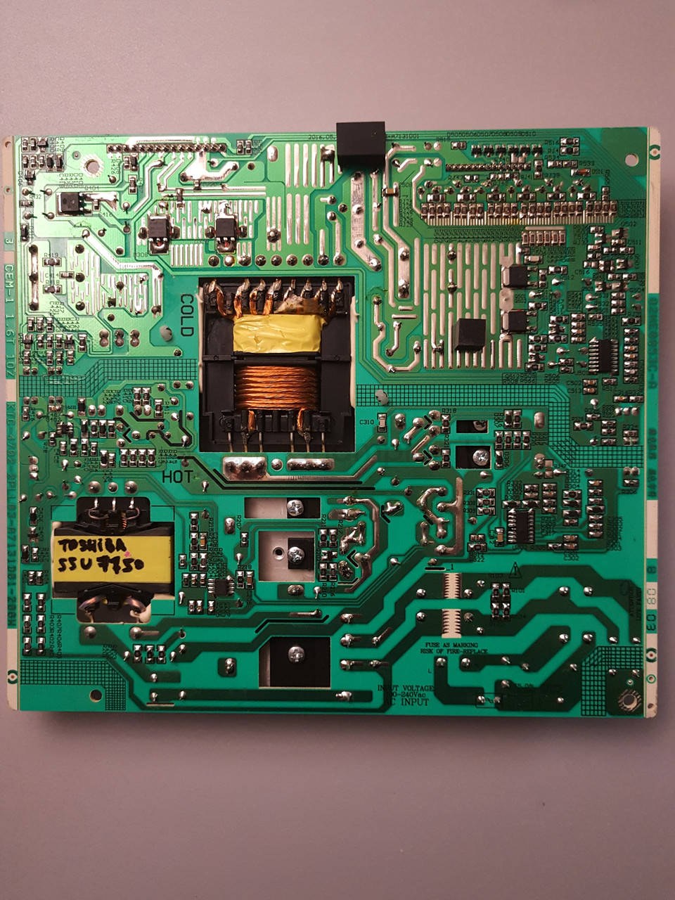 Блок живлення Toshiba 55U7750EV K-PL-L03 KTC-4702-2PLL03 PSU, нова
