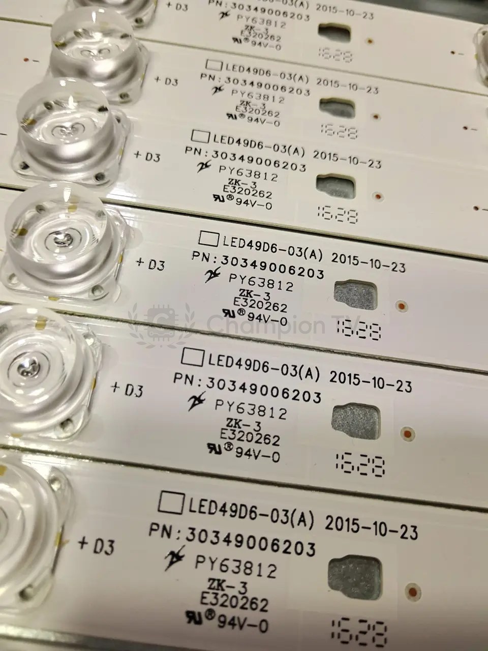 Kivi LED-підсвітка 1 планка 49uk30g 6 діодів LED49D6-03(A) 30349006203 б/у