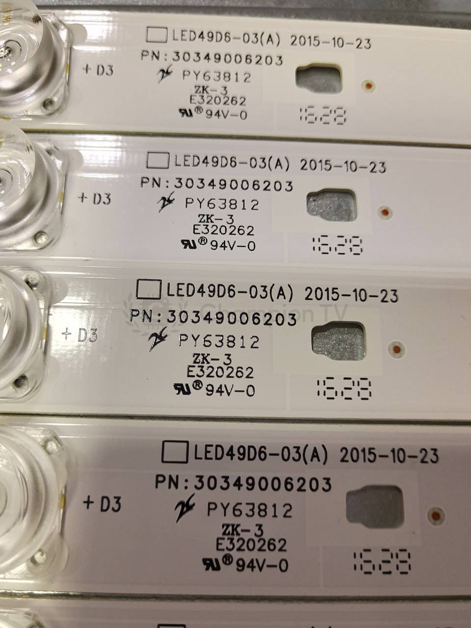 Kivi LED-підсвітка 1 планка 49uk30g 6 діодів LED49D6-03(A) 30349006203 б/у
