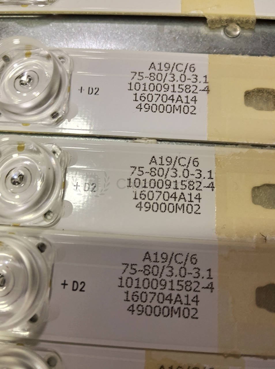 Kivi LED-підсвітка 1 планка 49uk30g 6 діодів LED49D6-03(A) 30349006203 б/у