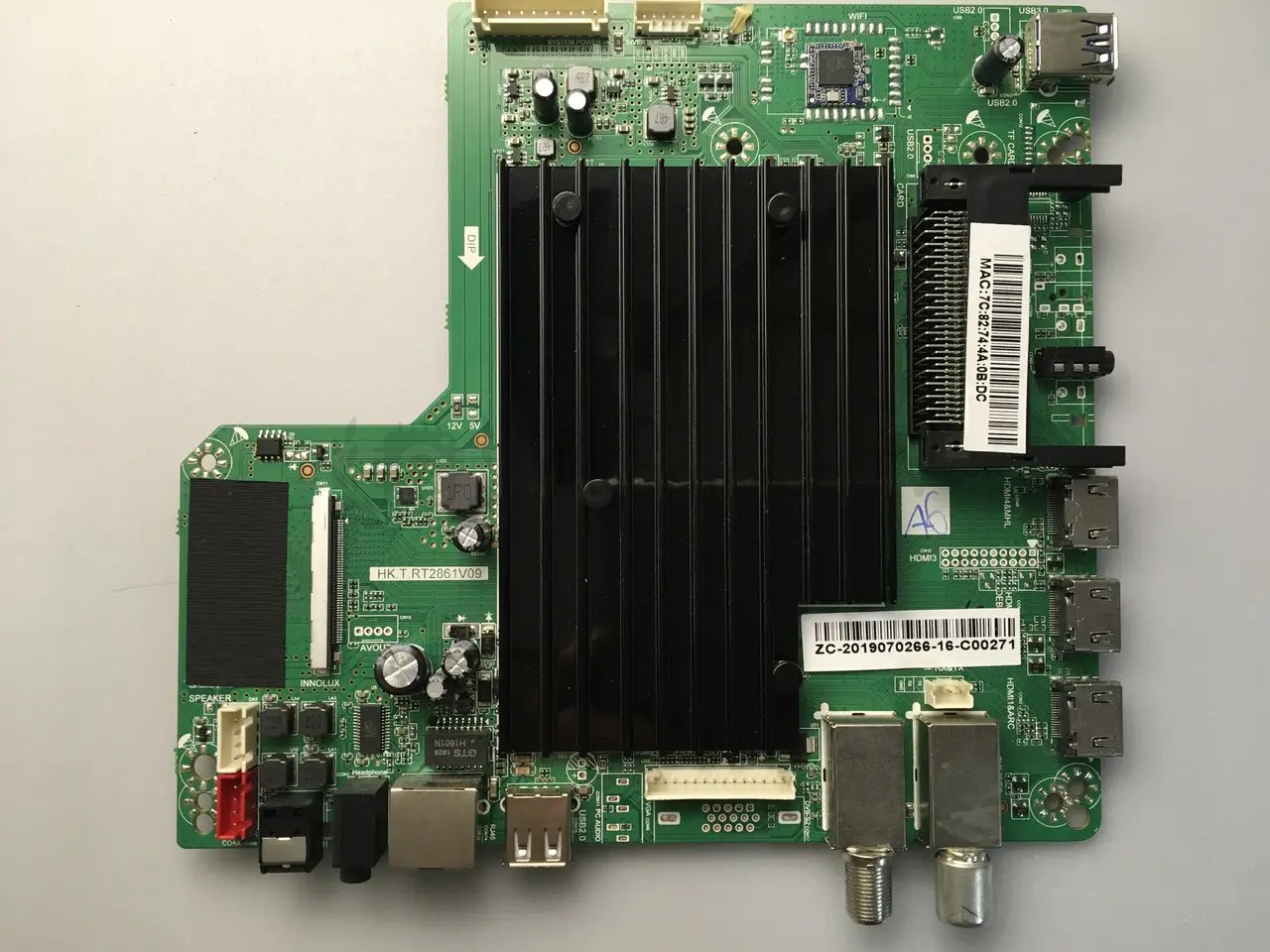 Системна плата Kivi 40U600GU HK.T.RT2861V09 515Y2861OM01 40 дюйм mainboard, новий
