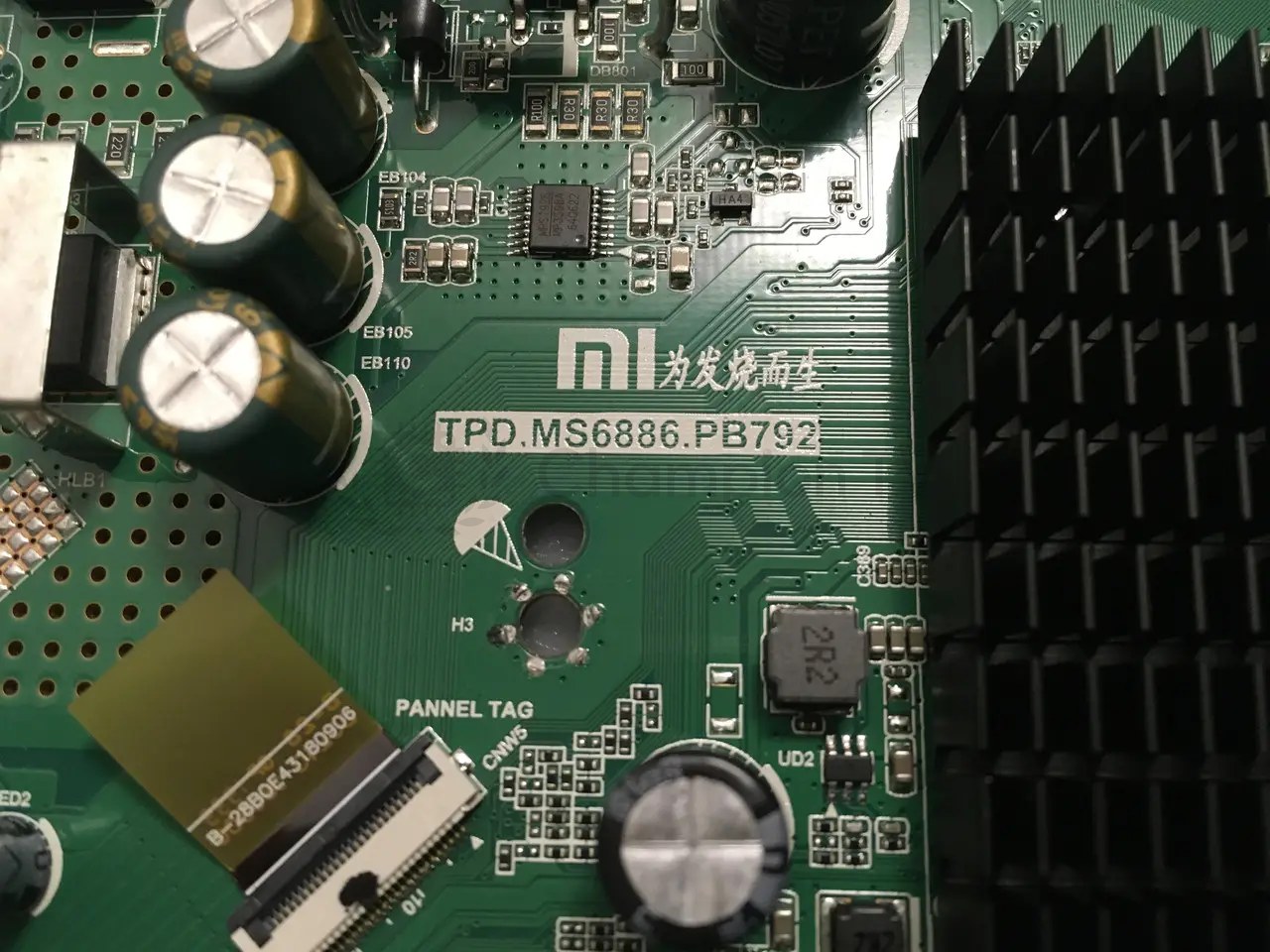 TPD.MS6886.PB792 L43M5-5ARU, HV430QUBH10, main TPD.MS6886.PB792 системна плата телевізора, гарантія