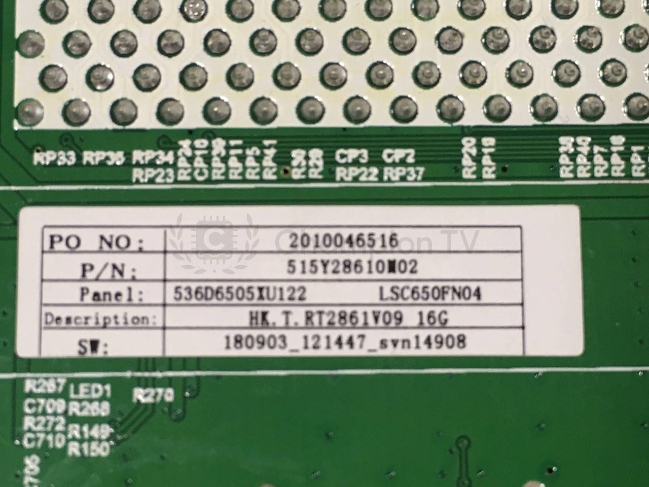 Системна плата Kivi 65UP50GU 515Y28610M02 65 дюйм mainboard, нова