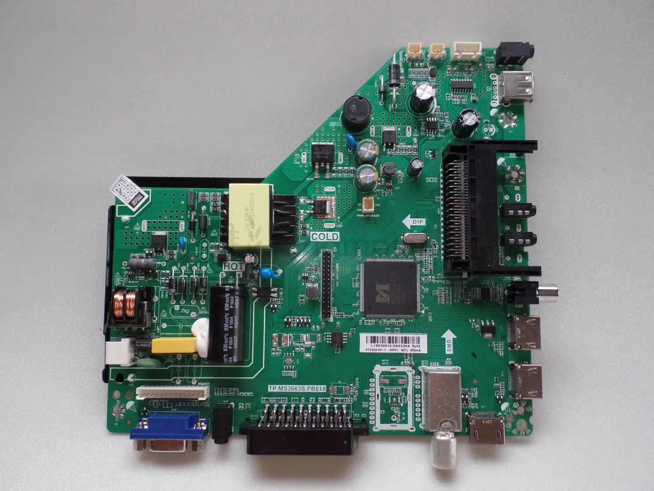 Системна плата Supra STV-LC32 TP.MS3663S.PB818 32 дюйм mainboard, нова