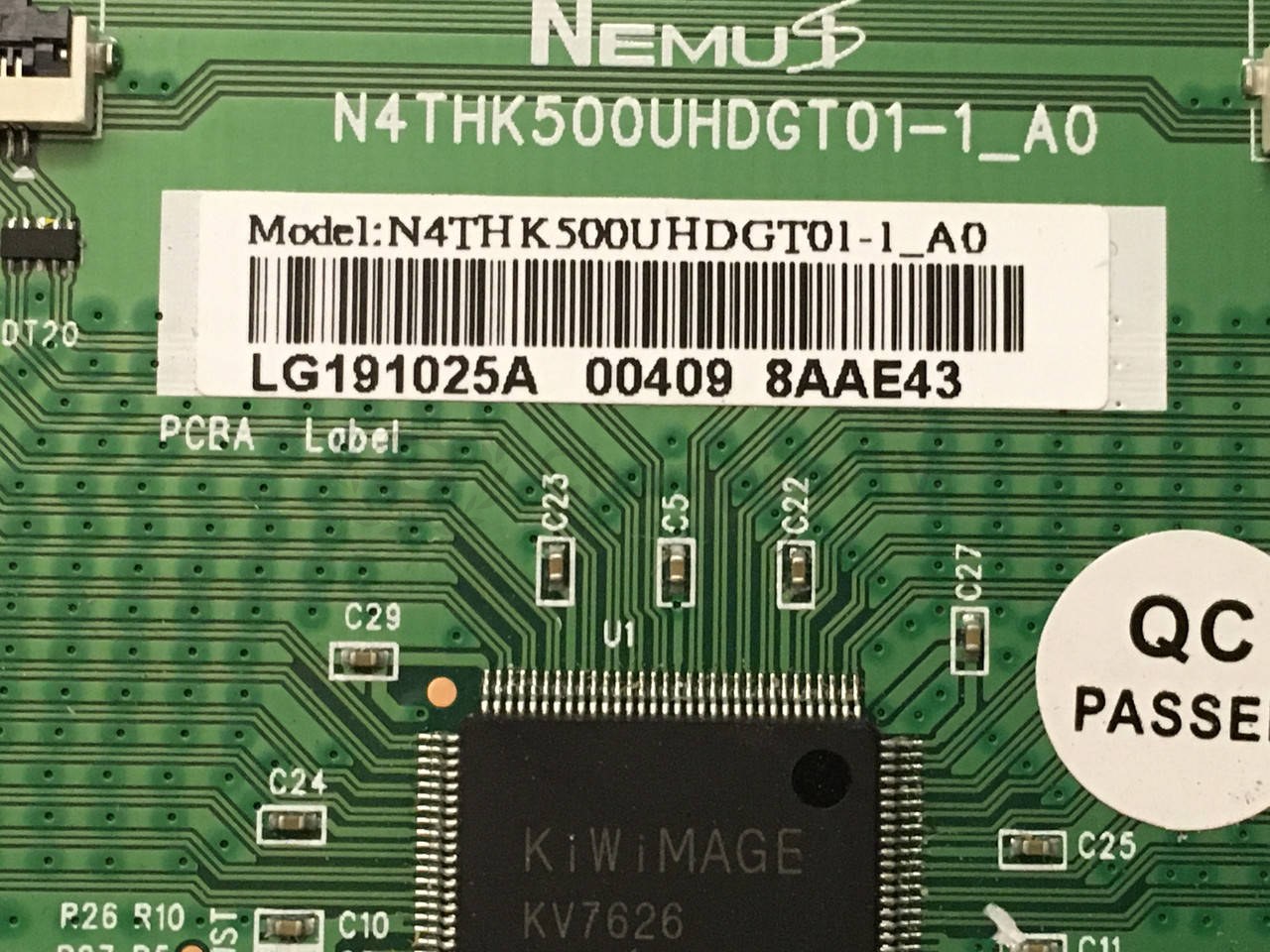 T-con тикон Element N4THK500UHDGT01-1_A0 для E4SFT5017, Baird TI5011DLEDDS (50 дюйм) плата матриці, новий