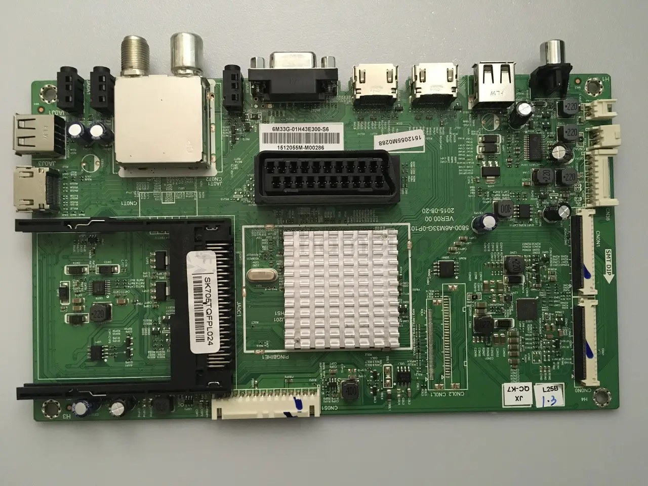 Системна плата Sencor Telefunken Erisson 43" 6M33G-01H43E300-S6 mainboard, нова