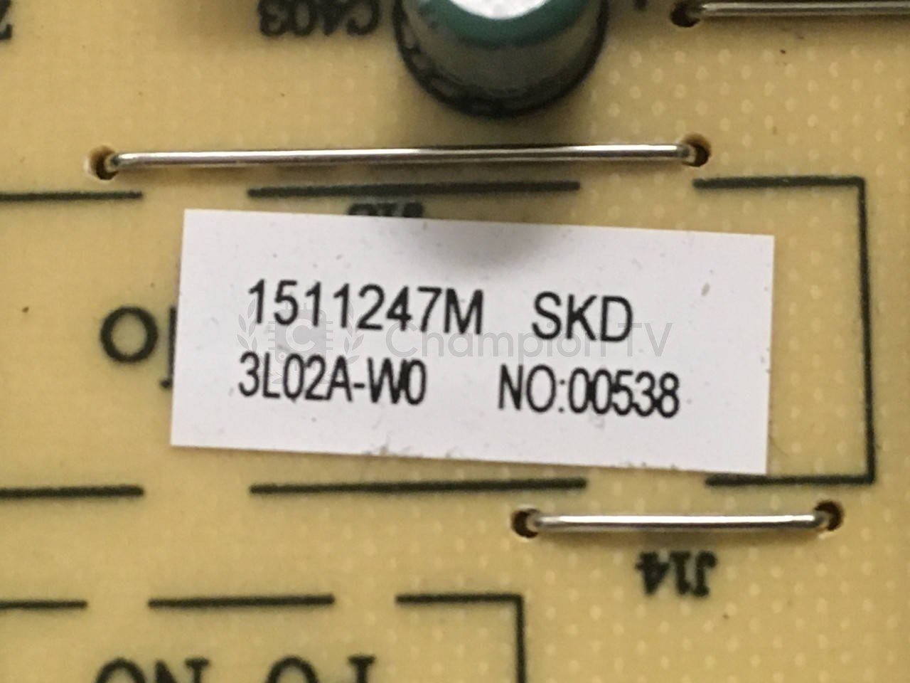 Блок живлення 168P-L3L02A-HSW0 L3L02A PSU для 43" телевізорів Sencor Telefunken Erisson, б/в