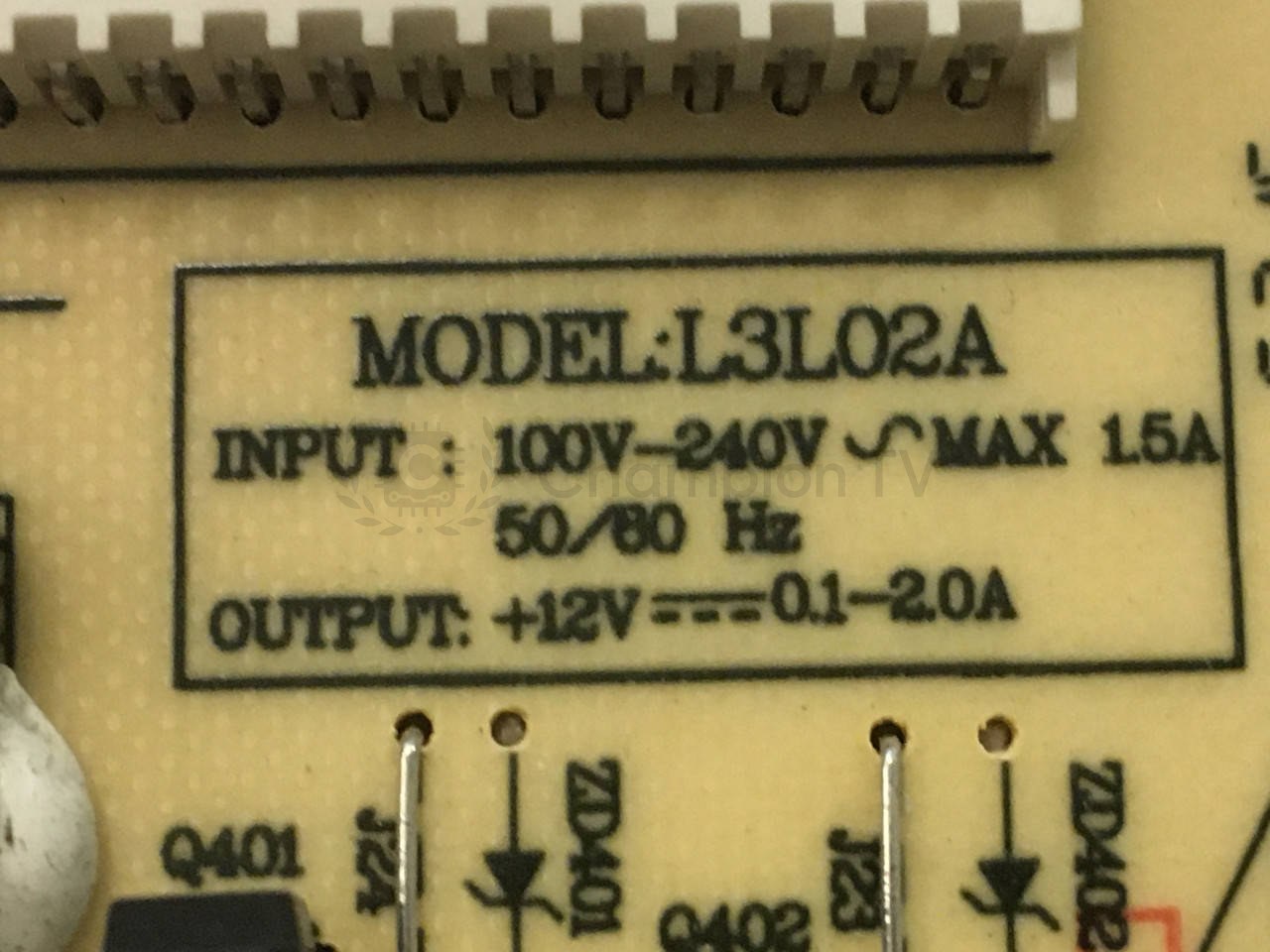 Блок живлення 168P-L3L02A-HSW0 L3L02A PSU для 43" телевізорів Sencor Telefunken Erisson, б/в