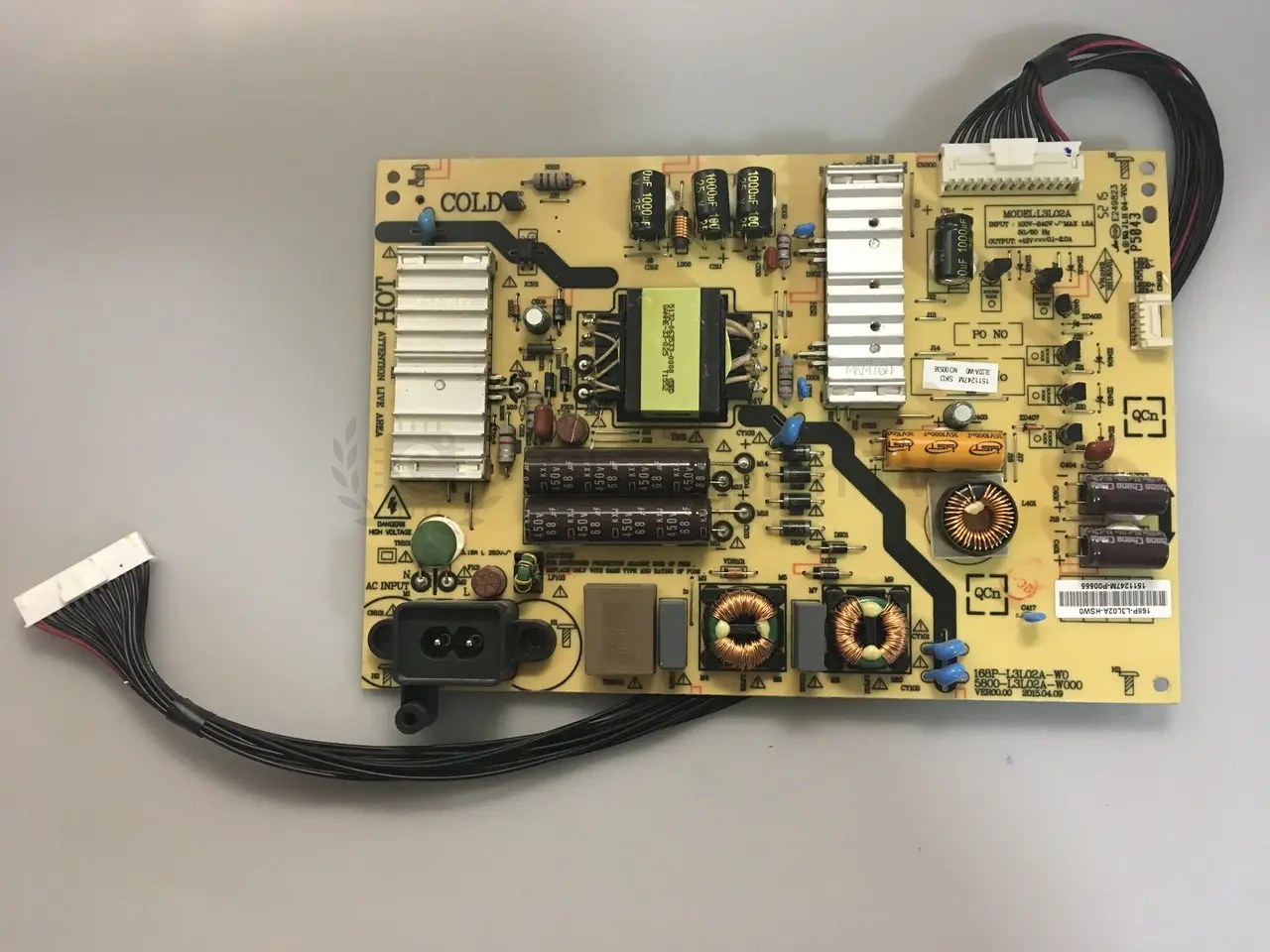 Блок живлення 168P-L3L02A-HSW0 L3L02A PSU для 43" телевізорів Sencor Telefunken Erisson, б/в