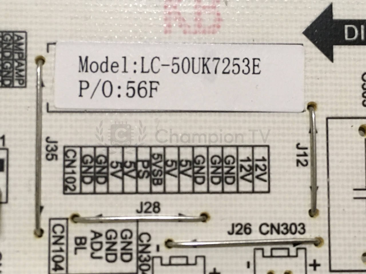 Блок живлення Sharp 50BL2EA PW.188W2.711 50 дюйм PSU, робочий