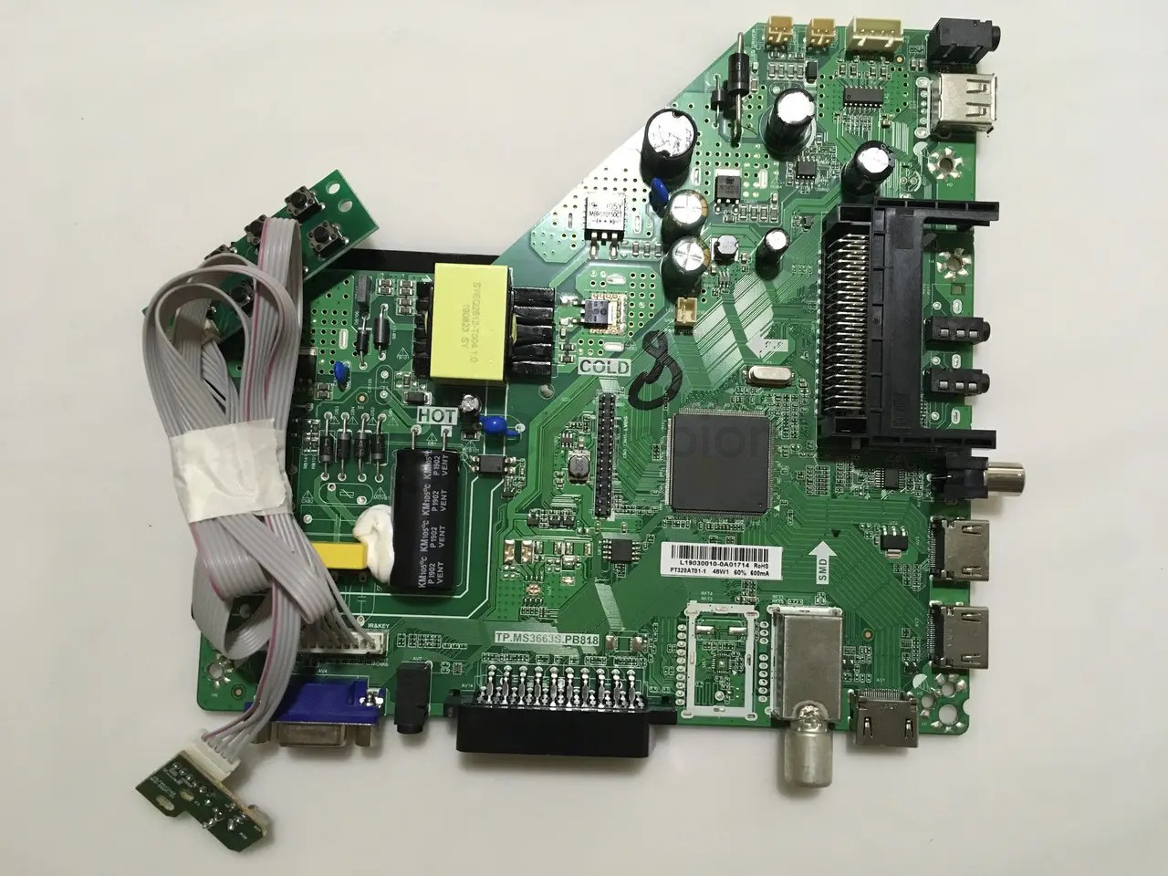 Системна плата Samsung TP-MS3663S.PB818 для телевізорів 32 дюйми, mainboard, новий
