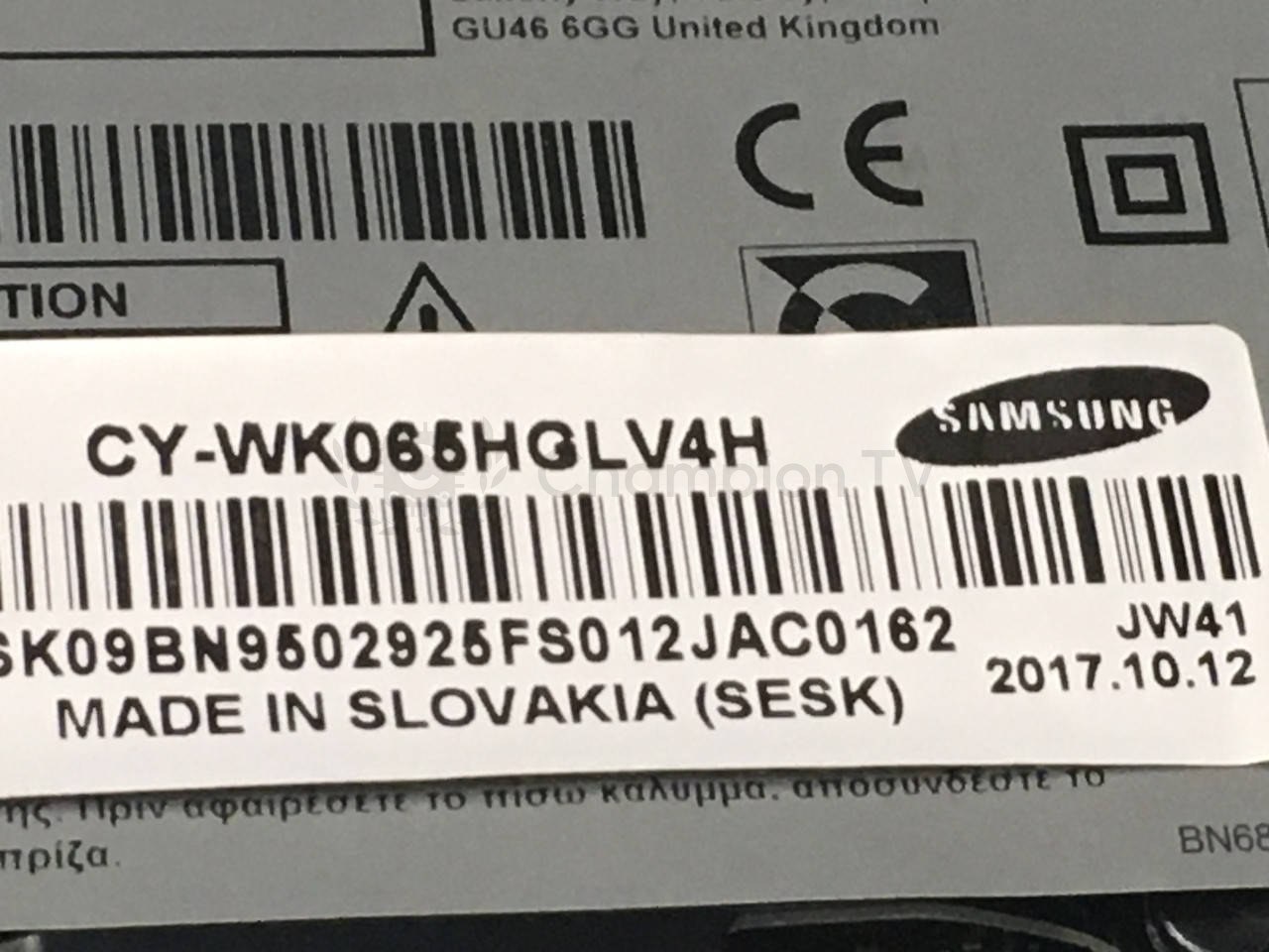 Системна плата Samsung UE65MU6222 BN94-12648B 64.5 дюйм mainboard, новий