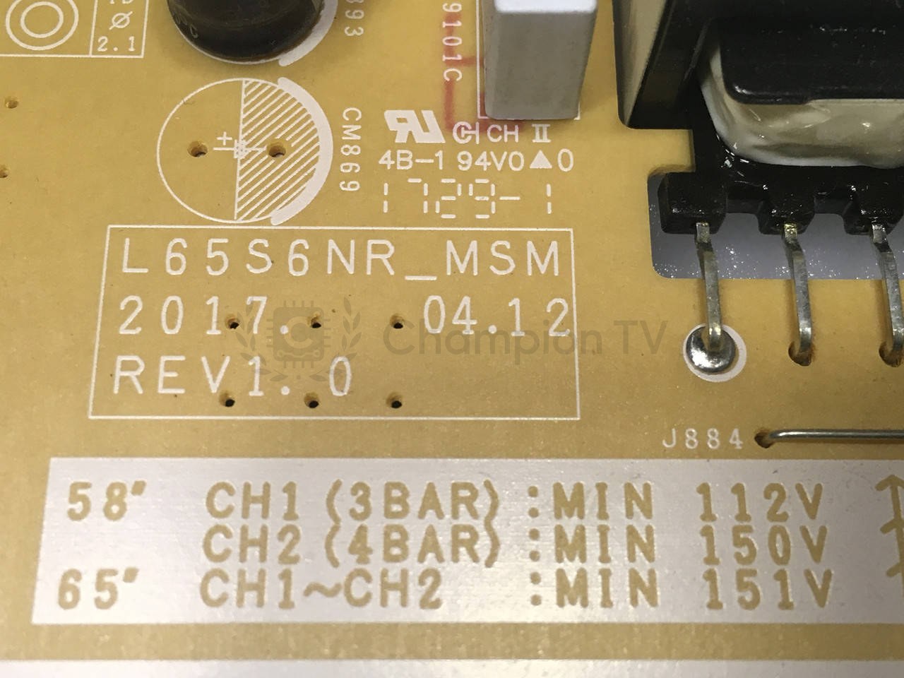 Блок живлення Samsung BN44-00808E L65S6NR_MSM 65" PSU, новий
