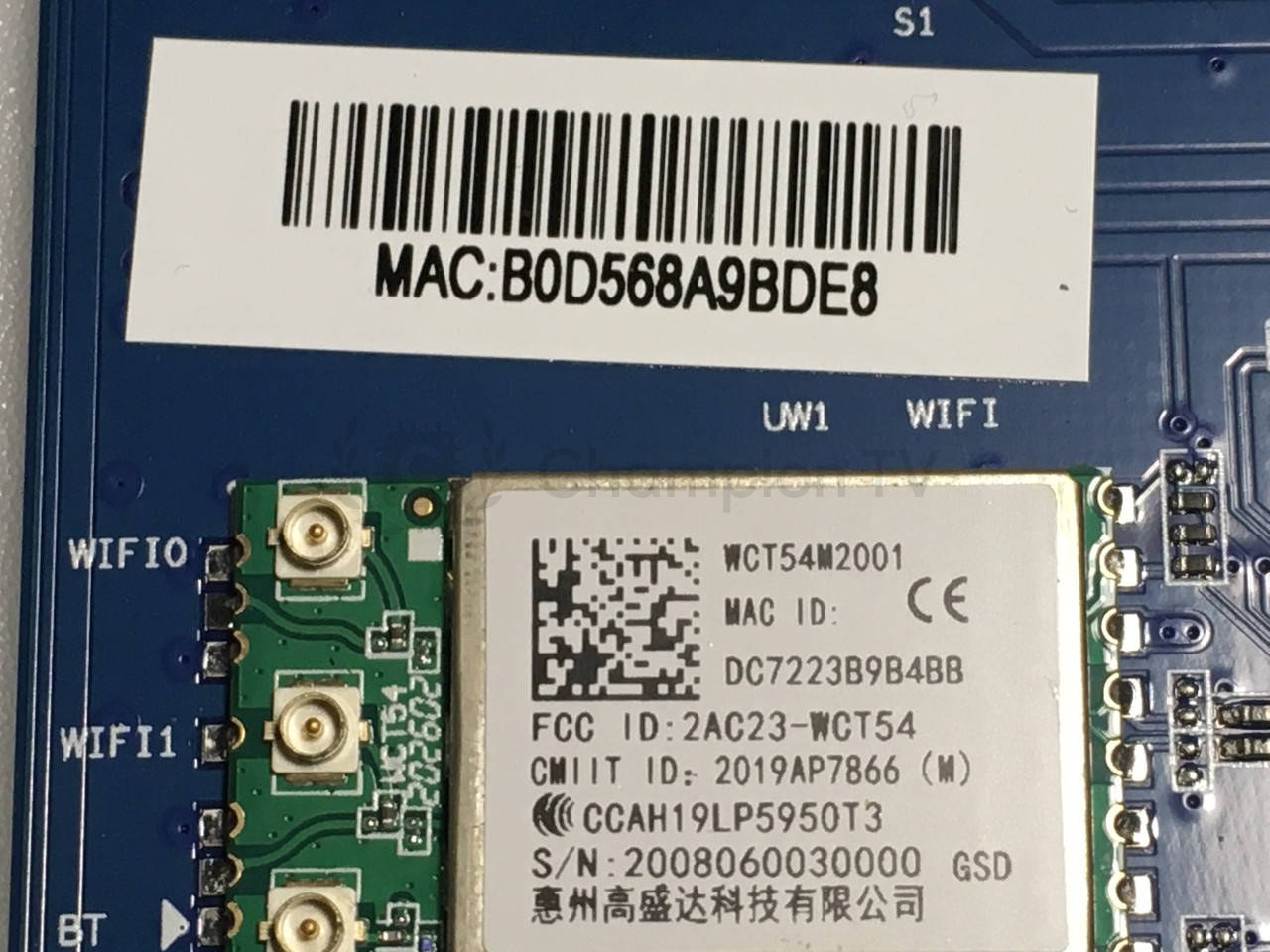 Системна плата Blaupunkt 55UN265 CV6886H-A 55 дюйм mainboard, нова