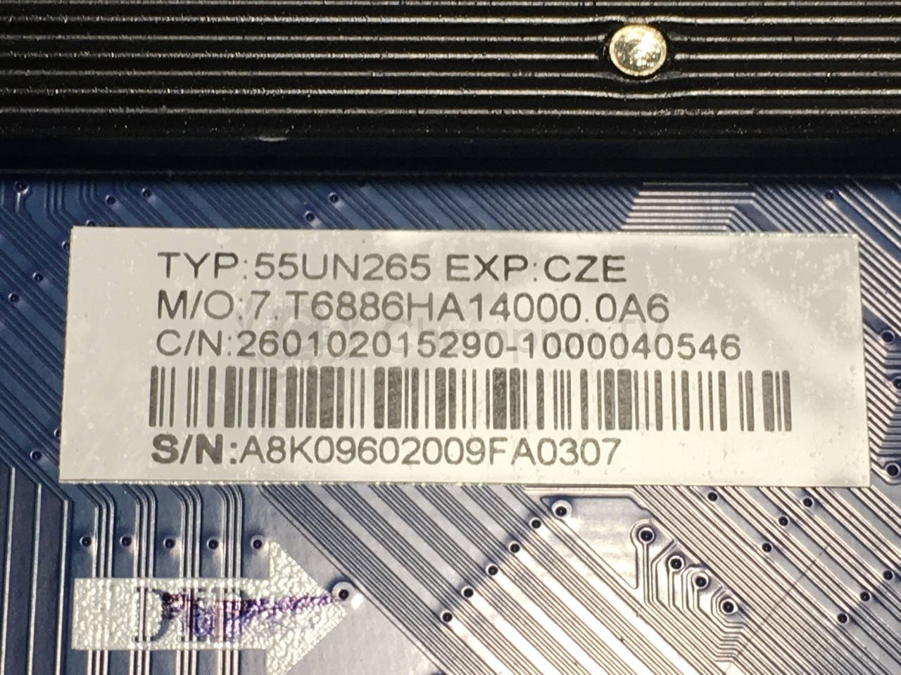 Системна плата Blaupunkt 55UN265 CV6886H-A 55 дюйм mainboard, нова