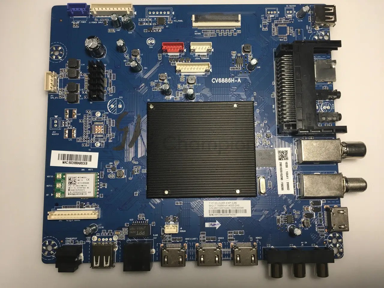 Системна плата Blaupunkt 55UN265 CV6886H-A 55 дюйм mainboard, нова