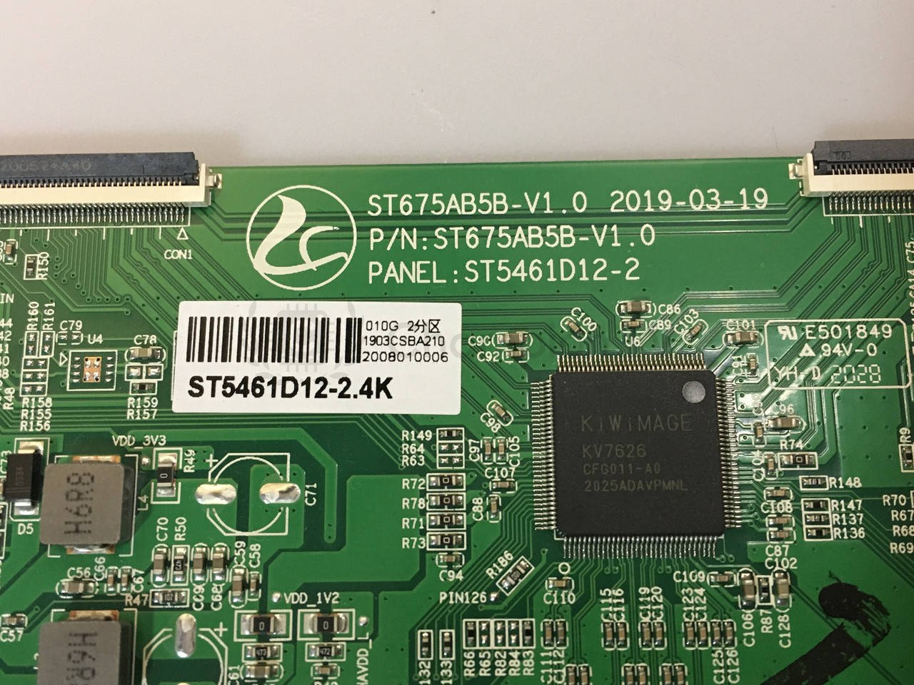 T-con тикон Brandt B4306UHD ST675AB5B-V1.0 для 43 дюйм плата матриці, перевірена