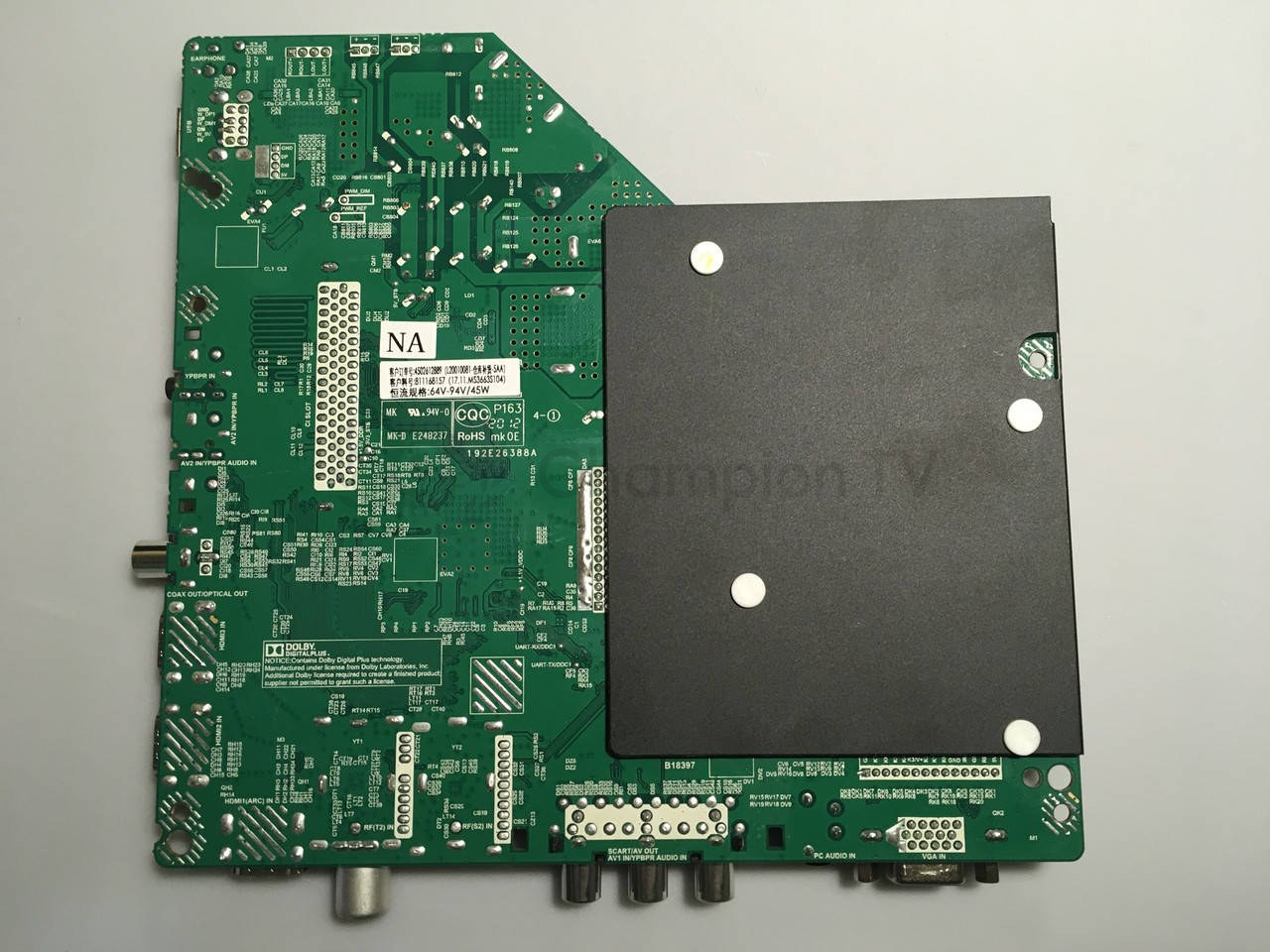 Системна плата MediaTek TP.MS3663S.PB801 LED-телевізорів 43" (mainboard), новий