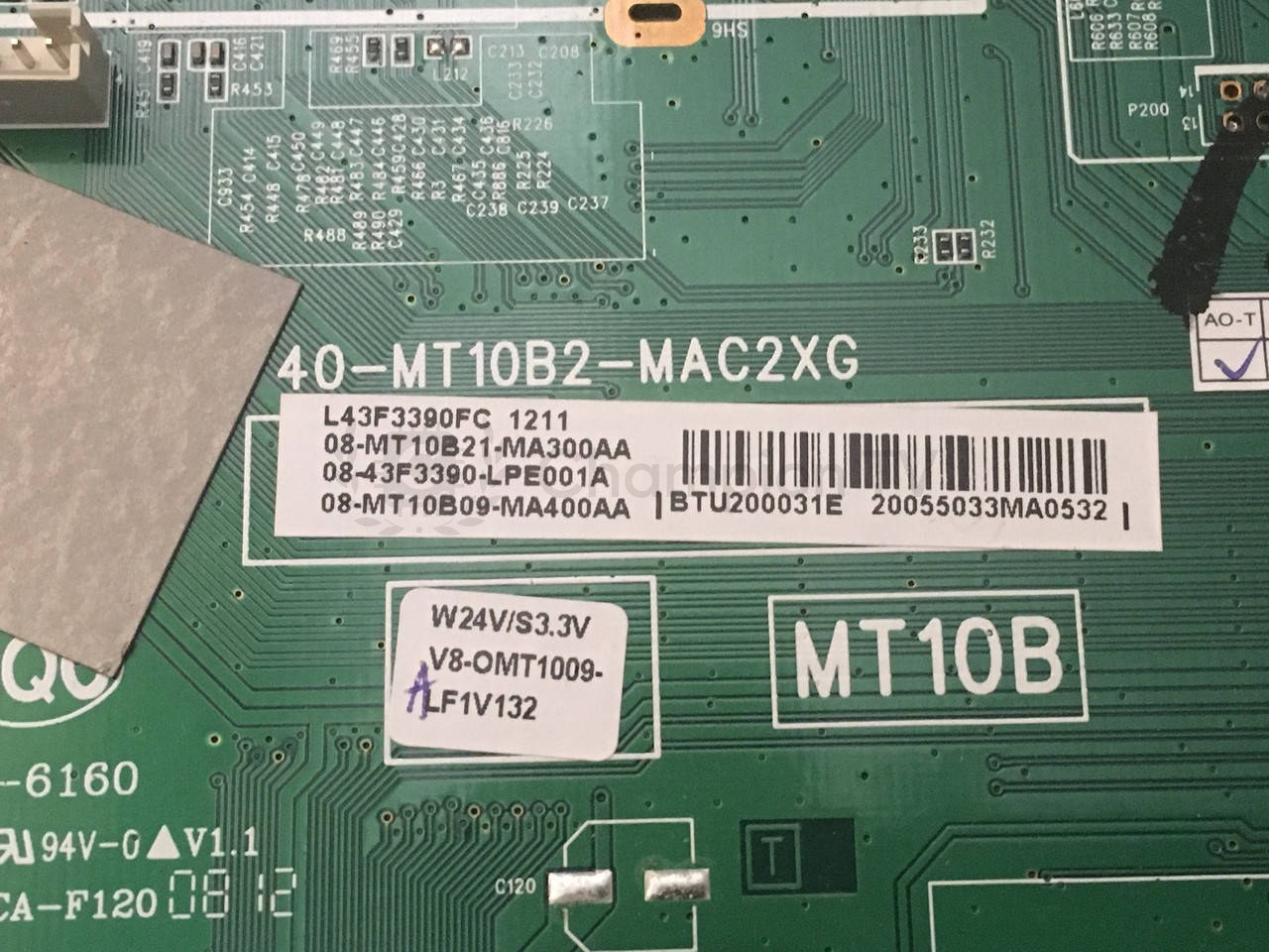 Системна плата TCL 40-MT10B2-MAC2XG BTU200031D L43F3390FC 43" mainboard, новий