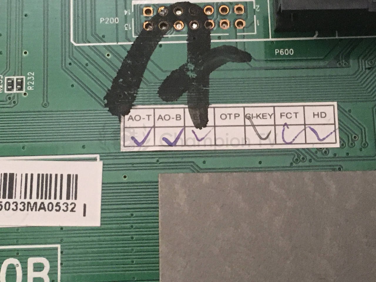 Системна плата TCL 40-MT10B2-MAC2XG BTU200031D L43F3390FC 43" mainboard, новий