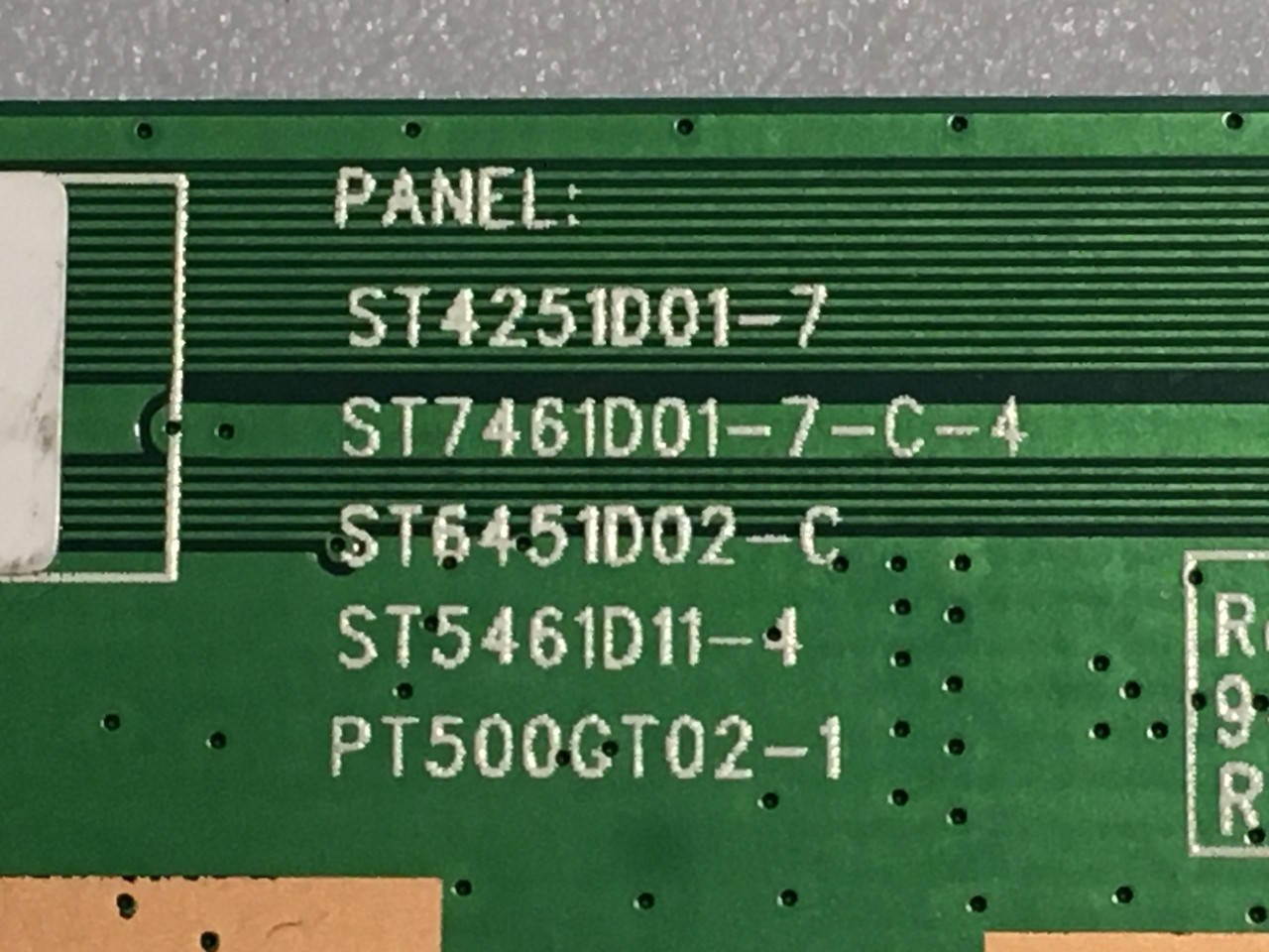 T-con тикон CSOT ST5461D11-4 для 55" 4K TV (Sceptre, RCA, Sony, Sansui, TCL), плата матриці