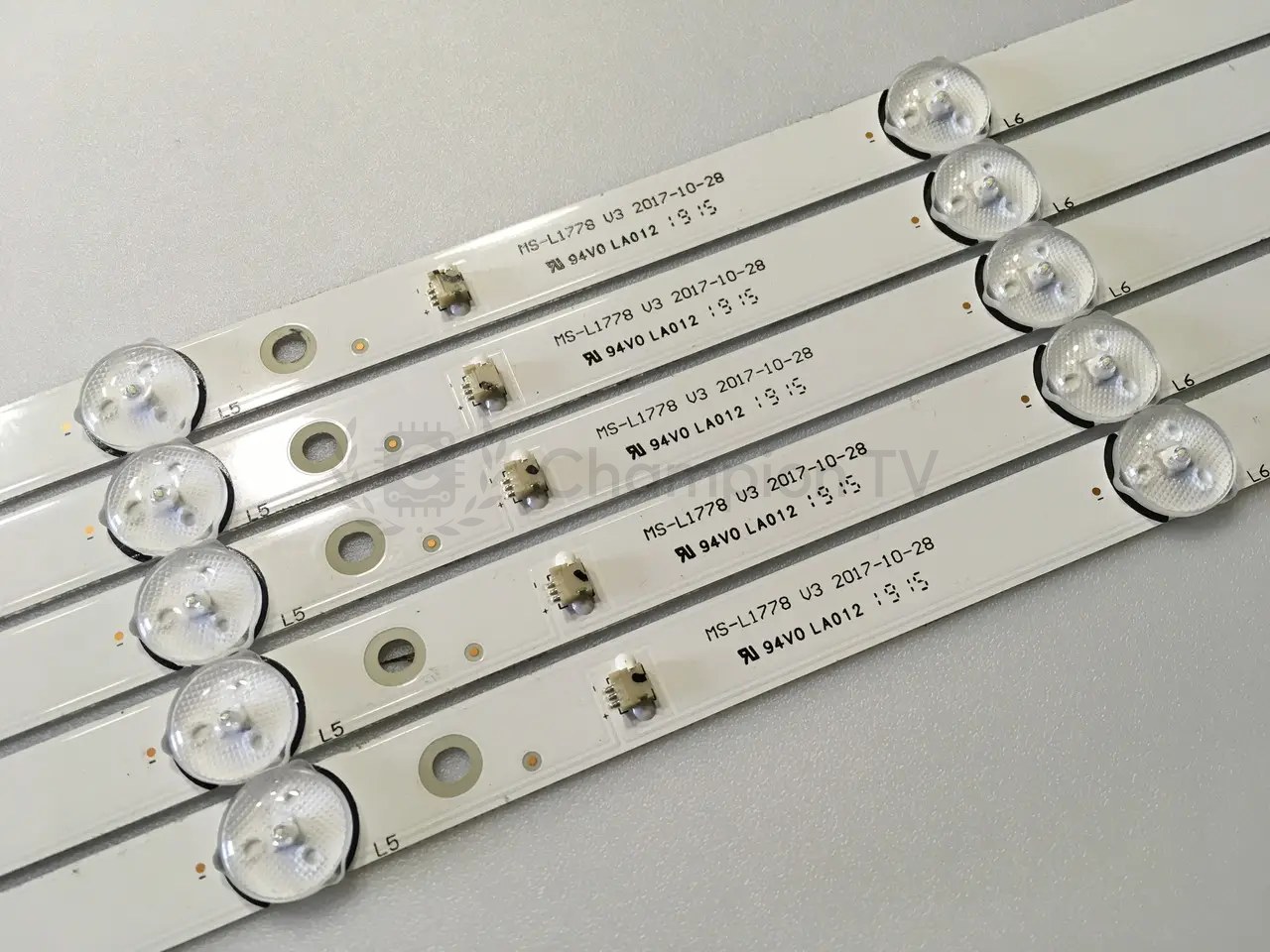 LED-підсвітка 55 дюймів комплект 5 шт MS-L1778 для IRBIS, Galatec (55S01UD318B, TVS-S5505MC), новий