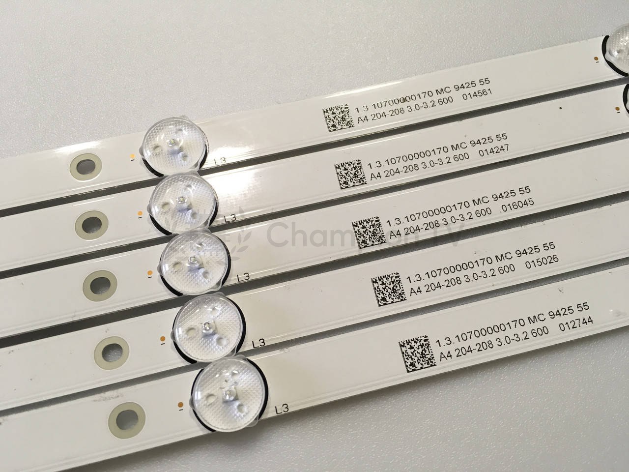 LED-підсвітка 55 дюймів комплект 5 шт MS-L1778 для IRBIS, Galatec (55S01UD318B, TVS-S5505MC), новий