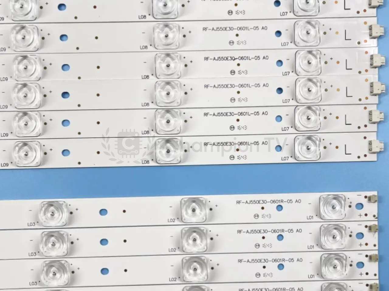 Sharp LED-підсвітка 55" RF-AJ550E30-0601R-05 RF-AJ550E30-0601L-05 комплект 12 шт, новий