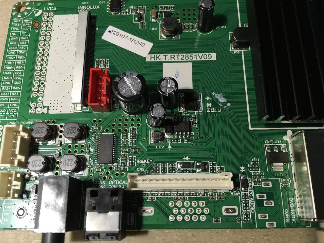 Системна плата KIVI HK.T.RT2851V09 для 43U700GU / 43U700GR / 55U730GU mainboard, нова