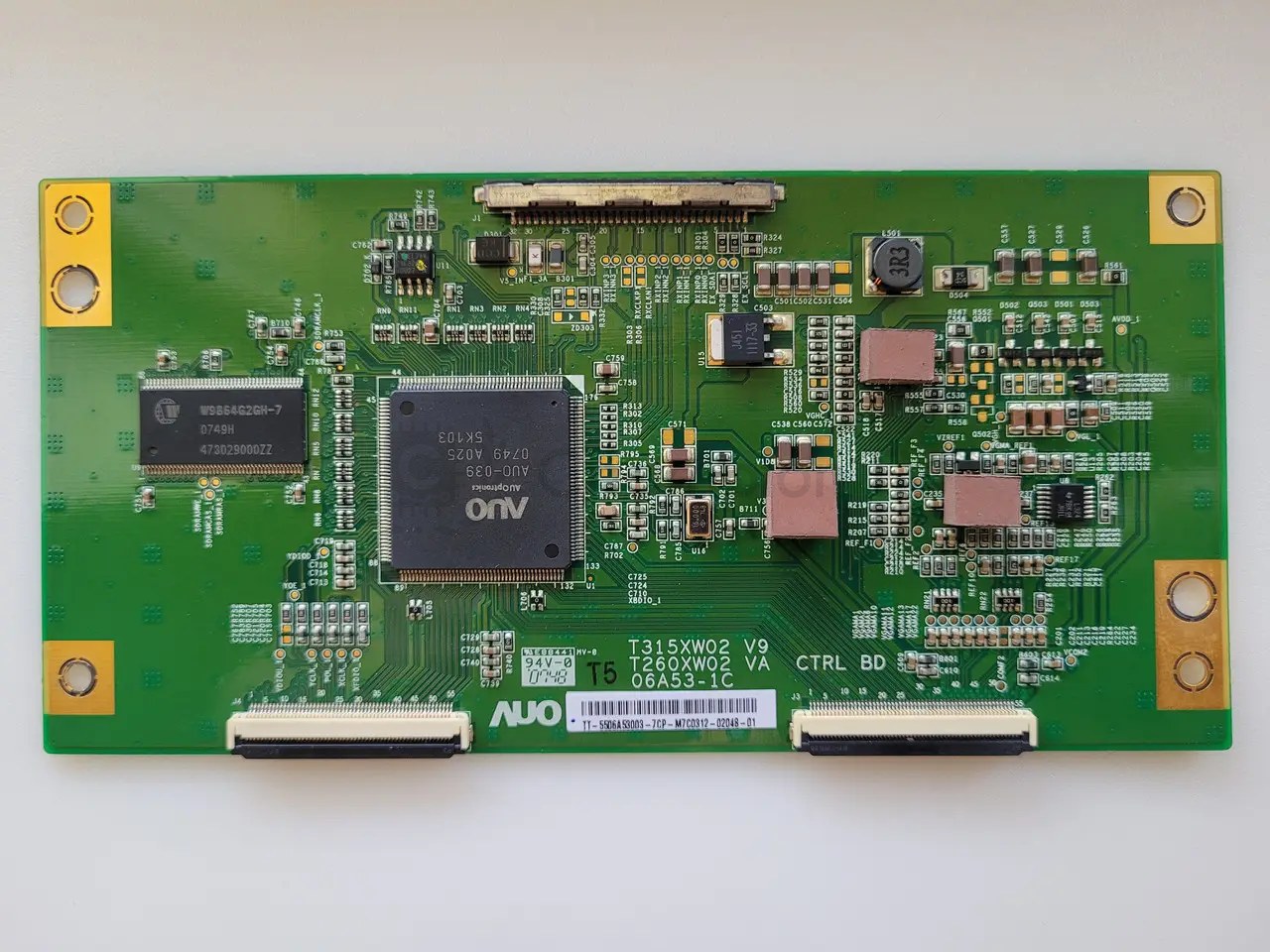 T-con тикон AUO T315XW02 V9 T260XW02 VA 06A53-1C для 32 дюйм та BOE HV430QUB-N1D (43") панелі, перевірена