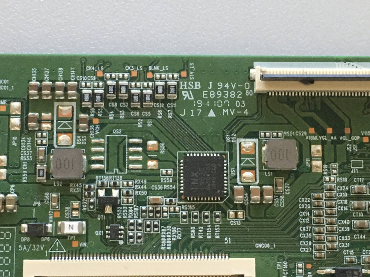 T-con тикон Innolux E88441 MV-0S94V-0 для Hisense/Panasonic/Vizio (50-65 дюйм) плата матриці, перевірено