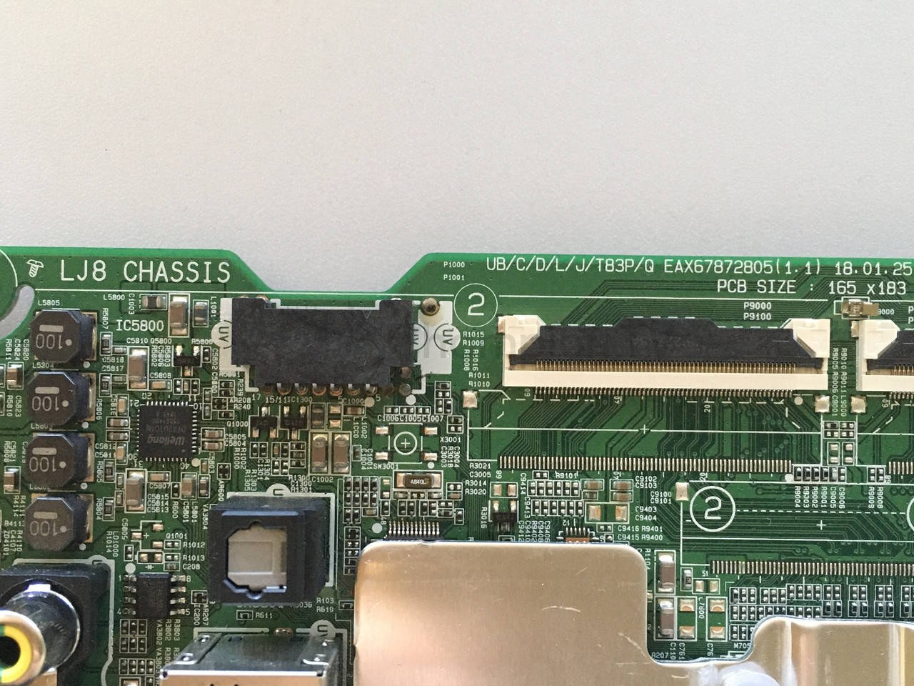 Системна плата LG UK75 LM18A LJ8 EAX67872805 43 дюйм mainboard, новий
