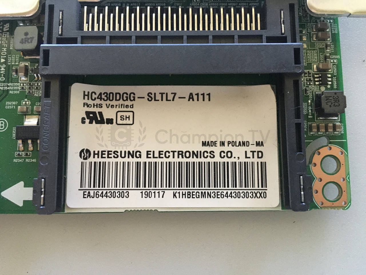 Системна плата LG UK75 LM18A LJ8 EAX67872805 43 дюйм mainboard, новий