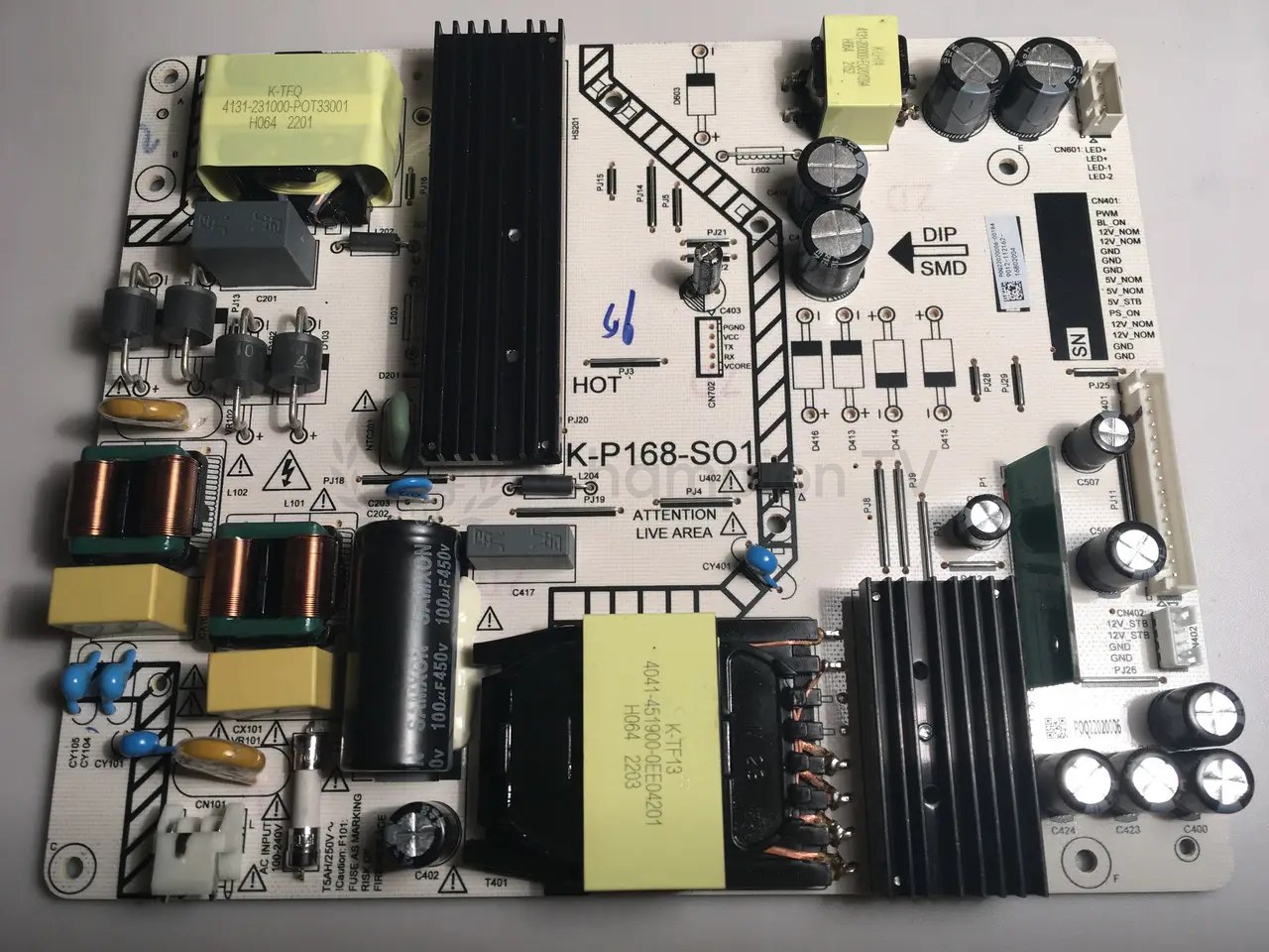 Блок живлення Element E450AC58R K-P168-SO1 58" PSU, новий