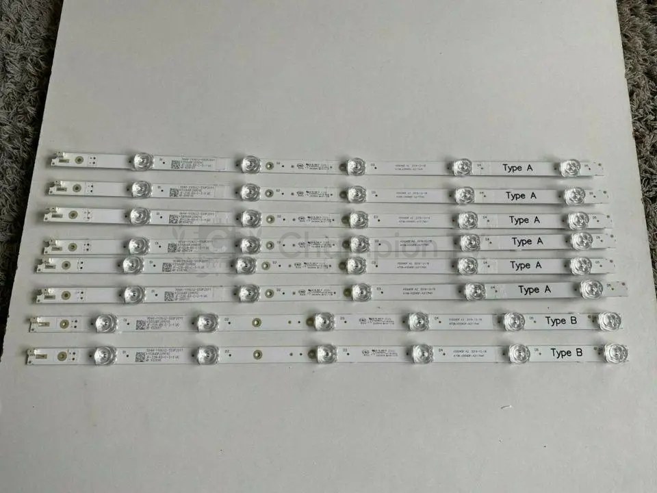 LED-підсвітка K550WDF 4708-K55WDF-A2117N51 для 55" телевізорів Sharp/TCL/Onn (комплект 8 шт), новий